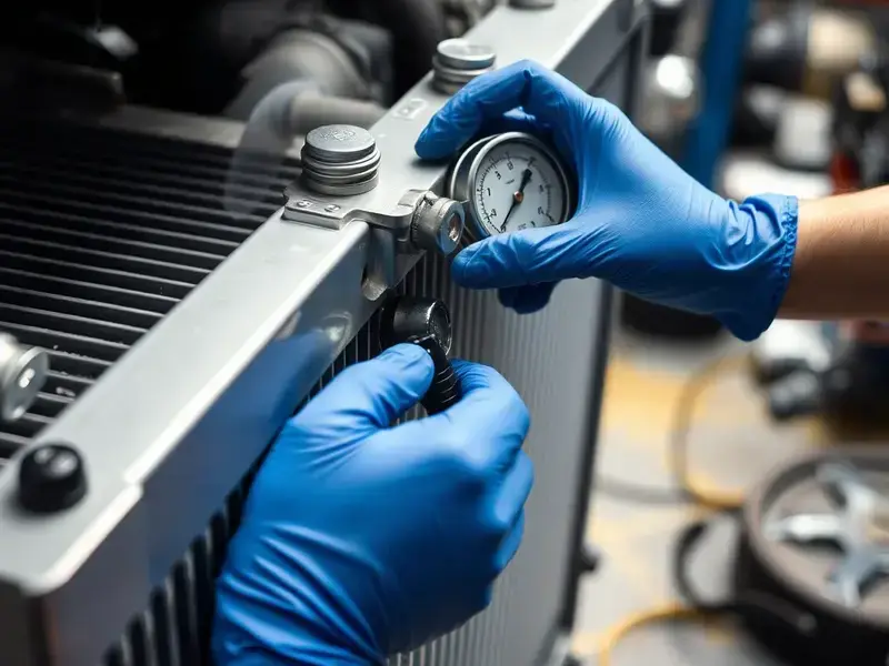 Radiator repair service